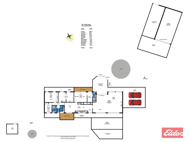 501 Yettie Road, Williamstown SA 5351 Floorplan