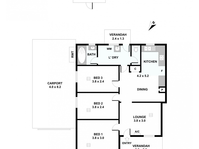 6 Witney Street, Evanston SA 5116 Floorplan