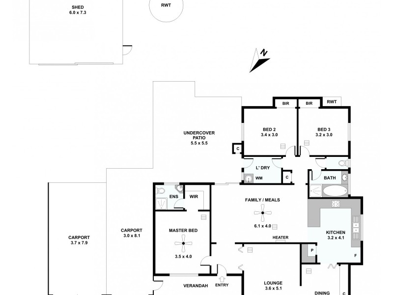 12 Holness Avenue, Gawler East SA 5118 Floorplan