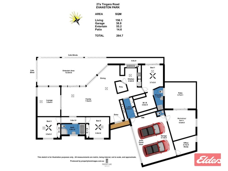 27A Tingara Road, Evanston Park SA 5116 Floorplan