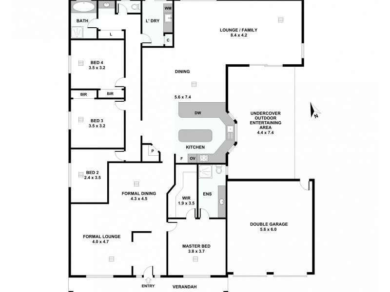 4 Maxwell Court, Evanston Park SA 5116 Floorplan
