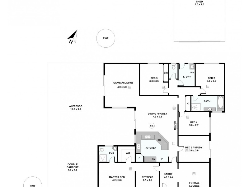 5 Stithians Drive, Gawler East SA 5118 Floorplan