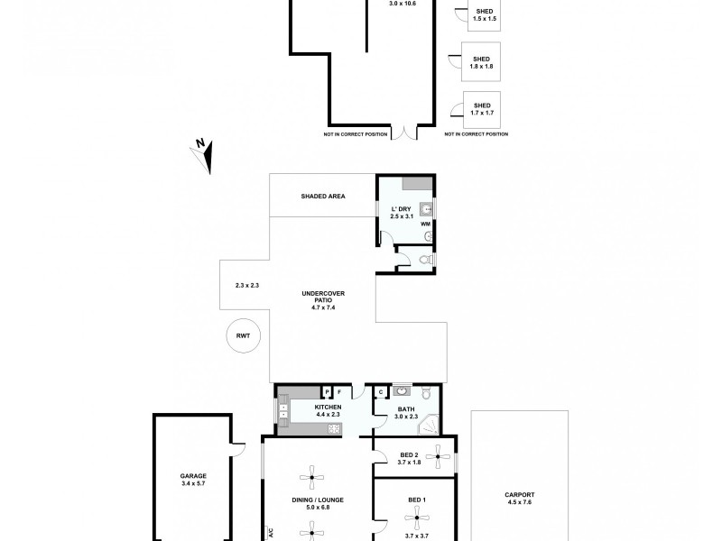 34 Farrow Road, Evanston SA 5116 Floorplan