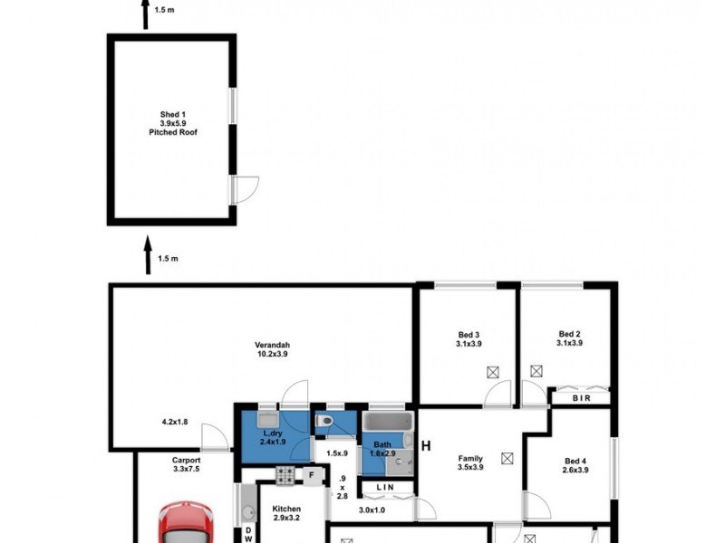 10 Folkstone Street, Modbury Heights SA 5092 Floorplan