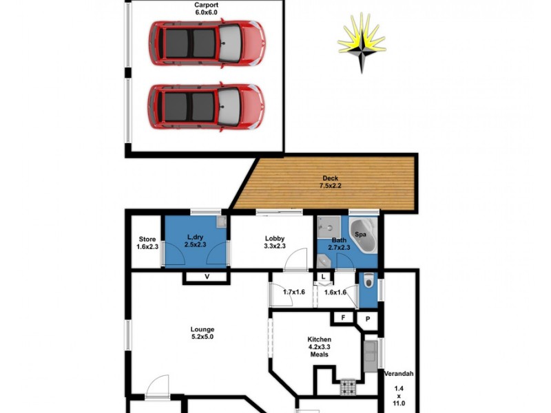 3 Mount Crawford Road, Williamstown SA 5351 Floorplan