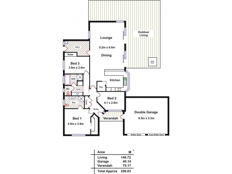 22 Osprey Parade, Hewett SA 5118 Floorplan