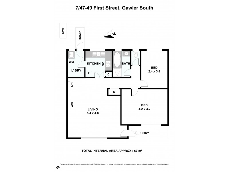 7/47-49 First Street, Gawler South SA 5118 Floorplan