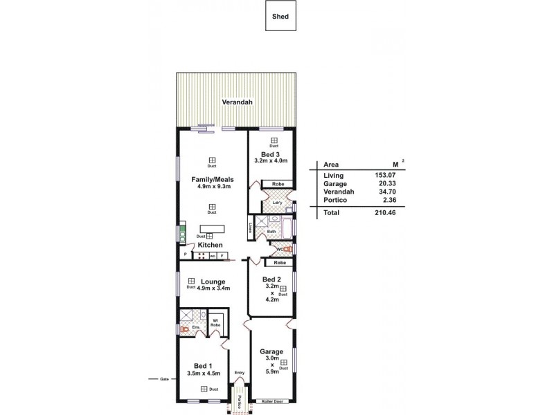 11A Railway Crescent, Evanston SA 5116 Floorplan