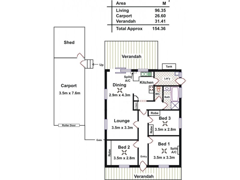 2/3 Little Eva Street, Williamstown SA 5351 Floorplan