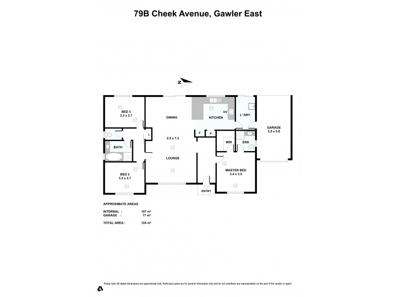 79B Cheek Avenue, Gawler East SA 5118 Floorplan