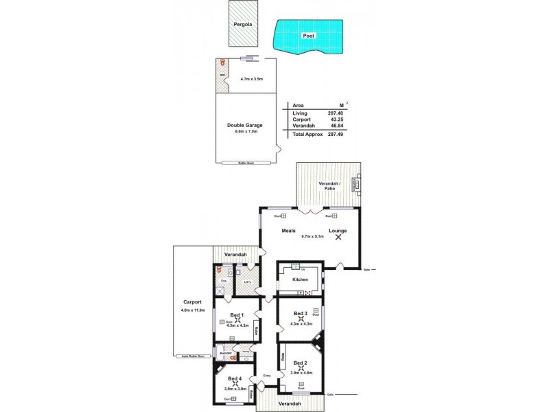 12 Burrows Street, Willaston SA 5118 Floorplan