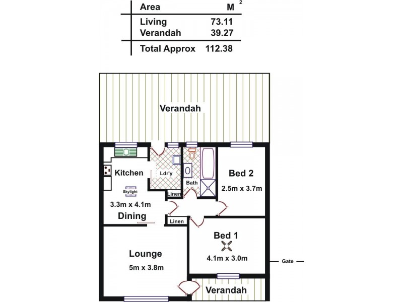Unit 4 29-31 Twelfth Street, Gawler South SA 5118 Floorplan