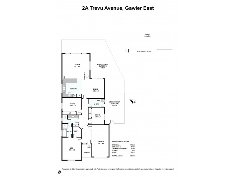 2A Trevu Avenue, Gawler East SA 5118 Floorplan