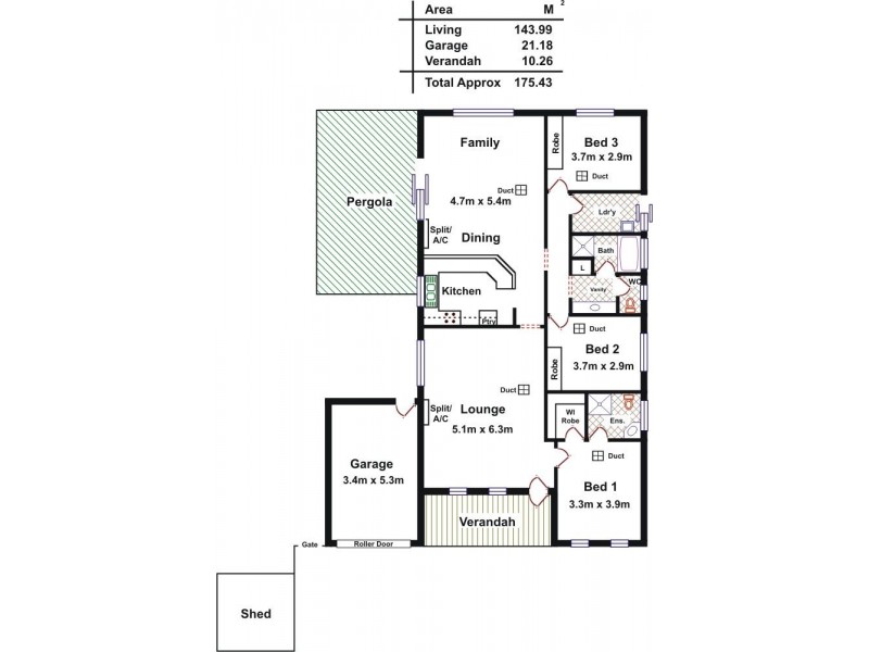 6A Bright Street, Willaston SA 5118 Floorplan