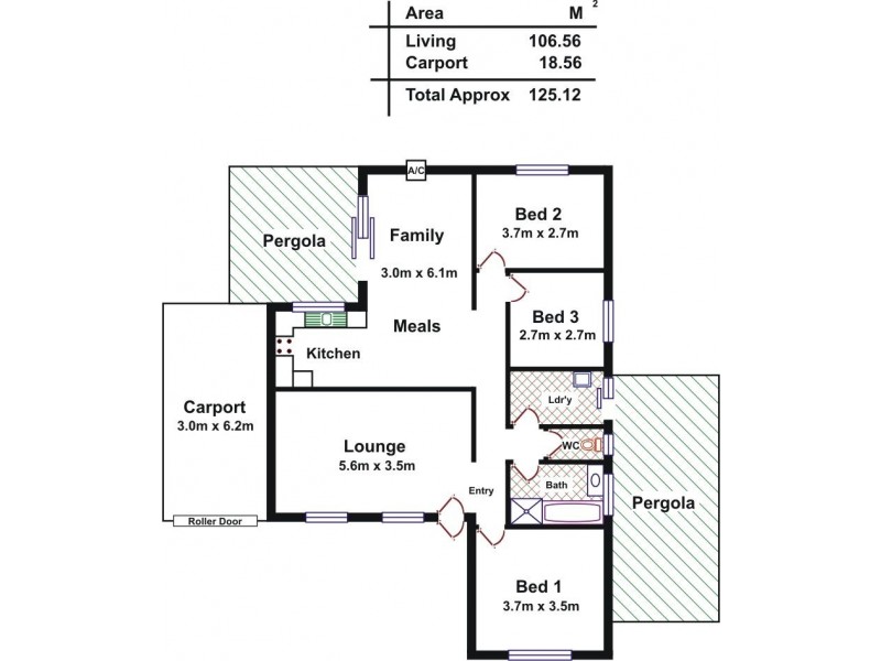 3 Leicester Grove, Andrews Farm SA 5114 Floorplan