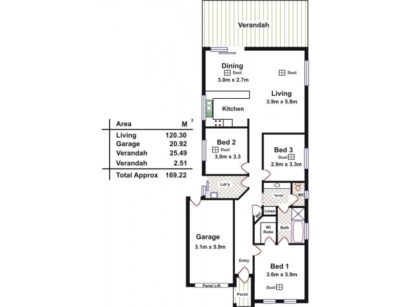23 Orchard Drive, Evanston SA 5116 Floorplan
