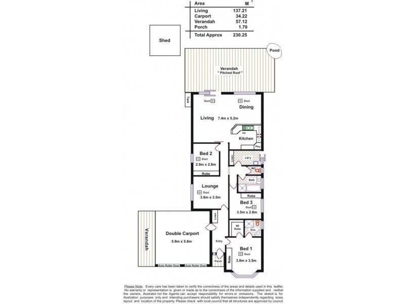50 Potts Road, Evanston Park SA 5116 Floorplan