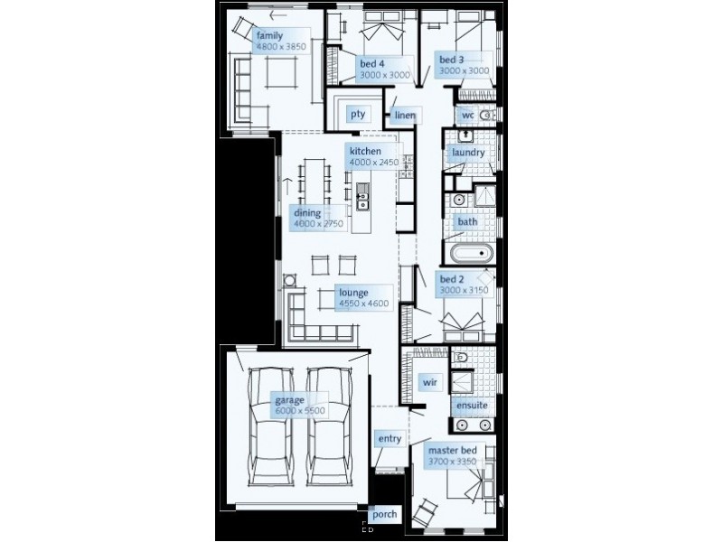 84 Hamilton Boulevard, Evanston Gardens SA 5116 Floorplan
