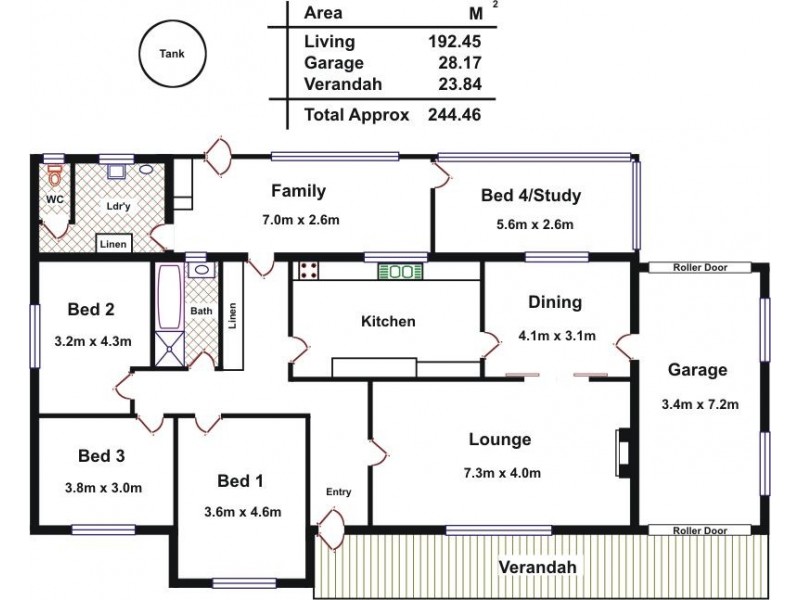 26 Redbanks Road, Willaston SA 5118 Floorplan