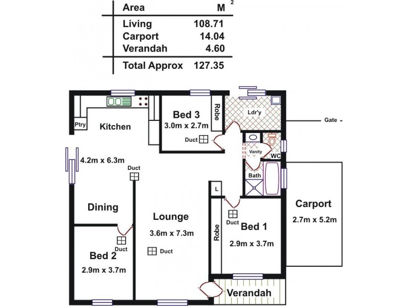 Unit 9/1A Peel Street, Gawler West SA 5118 Floorplan