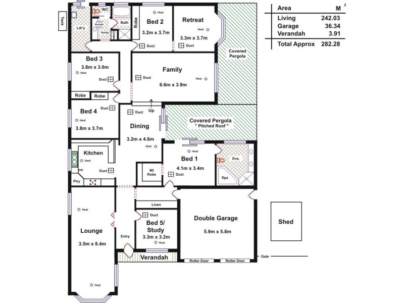19 Kingfisher Drive, Hewett SA 5118 Floorplan