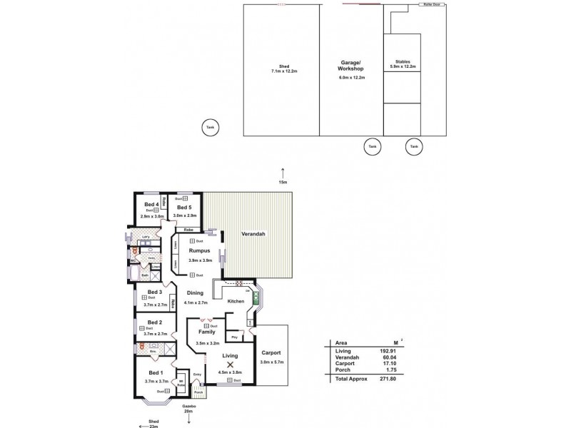 115 Church Road, Springton SA 5235 Floorplan