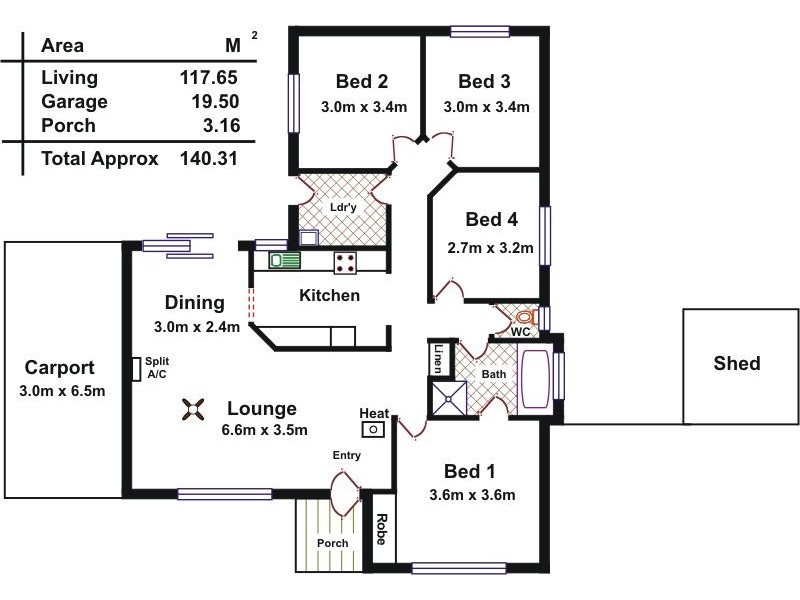35 Whiteman Road, Williamstown SA 5351 Floorplan