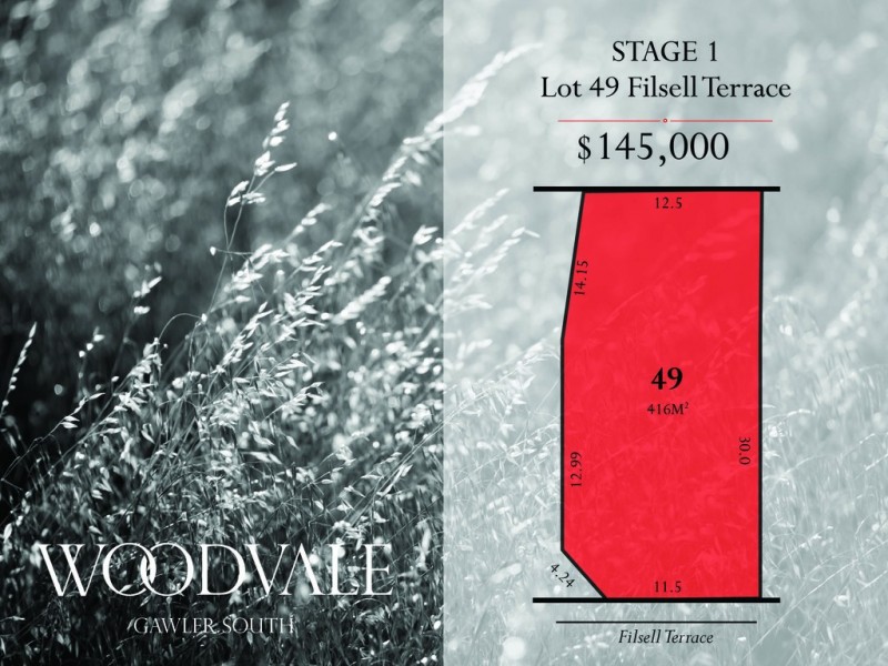 Lot 49 Filsell Terrace, Gawler South SA 5118