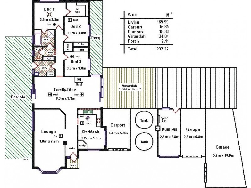 42 Eva Street, Williamstown SA 5351 Floorplan