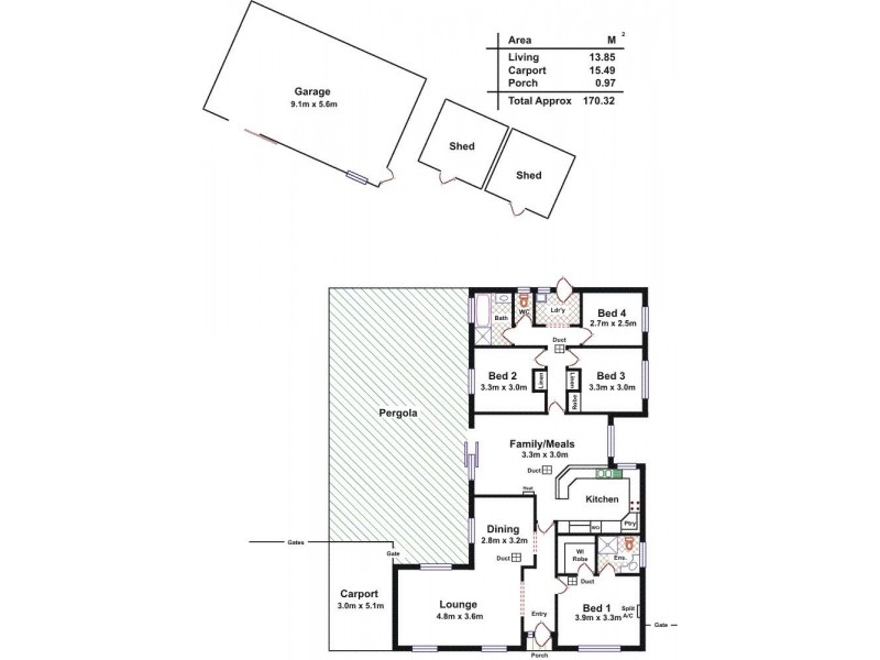 20 Brentwood Mews, Blakeview SA 5114 Floorplan