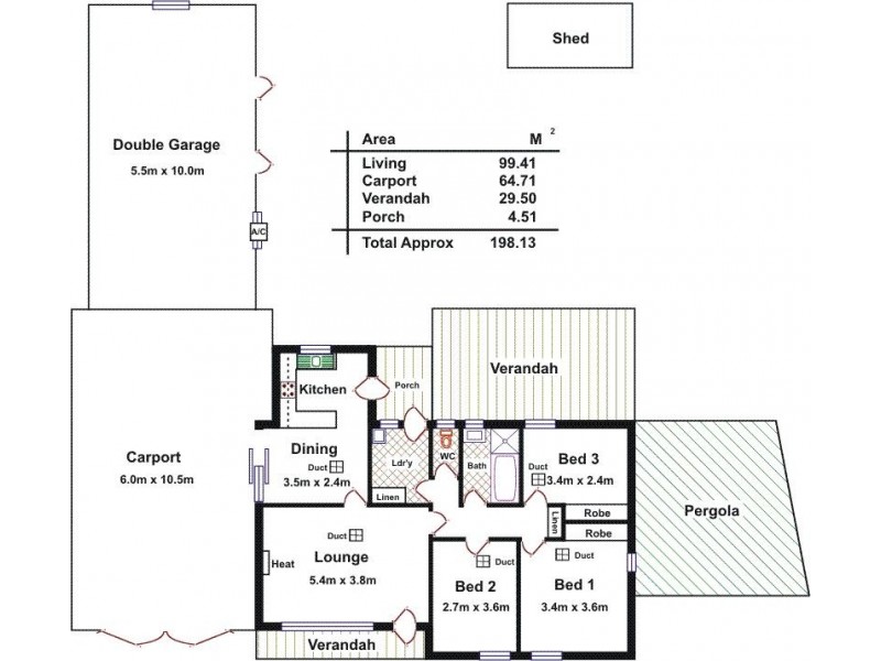 9 Yera Court, Munno Para SA 5115 Floorplan