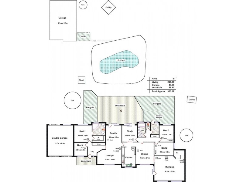 10 Meshach Burge Terrace, Lyndoch SA 5351 Floorplan
