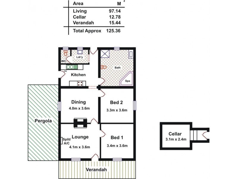 15 Jollytown Road, Lyndoch SA 5351 Floorplan