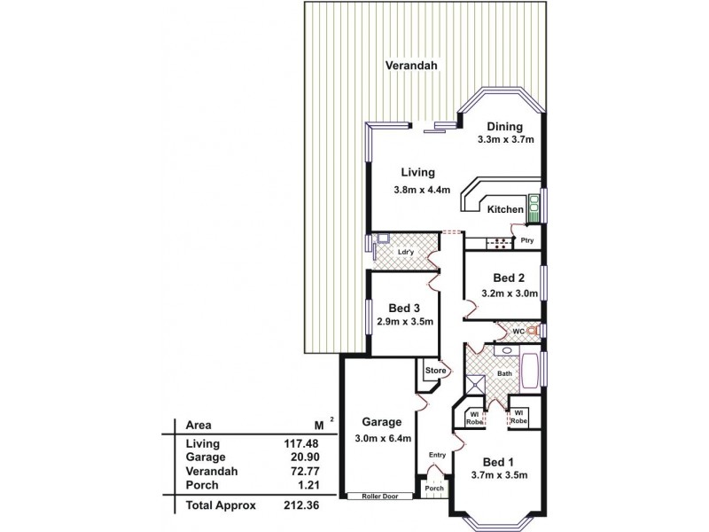 23 Lumsden Court, Evanston Park SA 5116 Floorplan