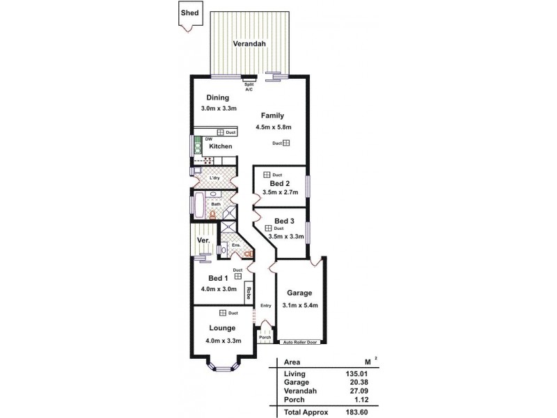 6 Rossiter Drive, Evanston Park SA 5116 Floorplan