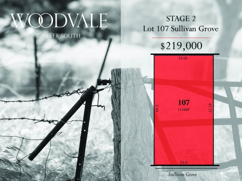 Lot 107 Sullivan Grove, Gawler South SA 5118