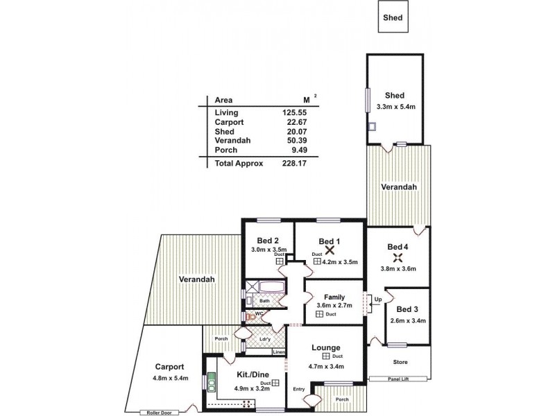 46 McKenzie Road, Elizabeth Downs SA 5113 Floorplan