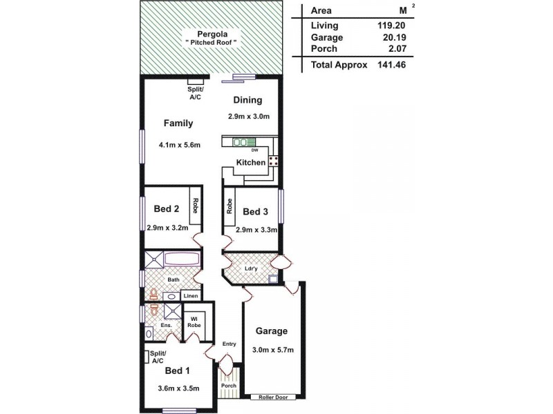 5 Buckley Street, Evanston Gardens SA 5116 Floorplan