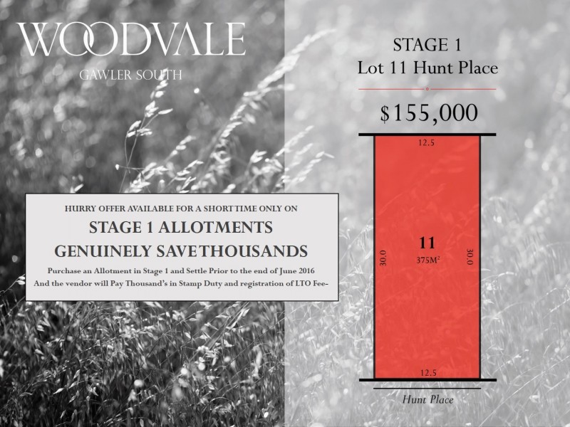 Lot 11, 5 Hunt Place, Gawler South SA 5118