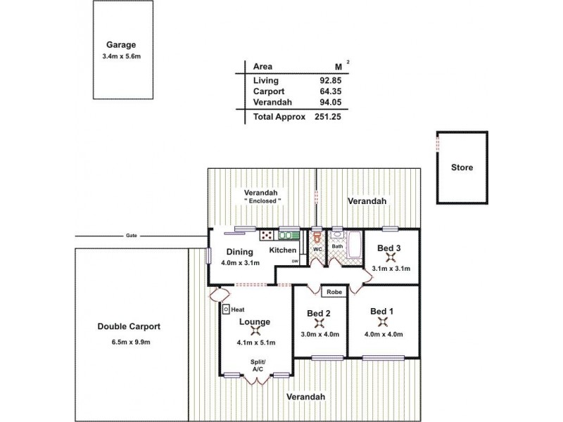 1110 Andrews Road, Munno Para West SA 5115 Floorplan