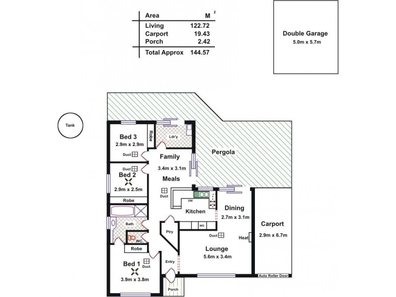 33 Bassett Crescent, Gawler East SA 5118 Floorplan