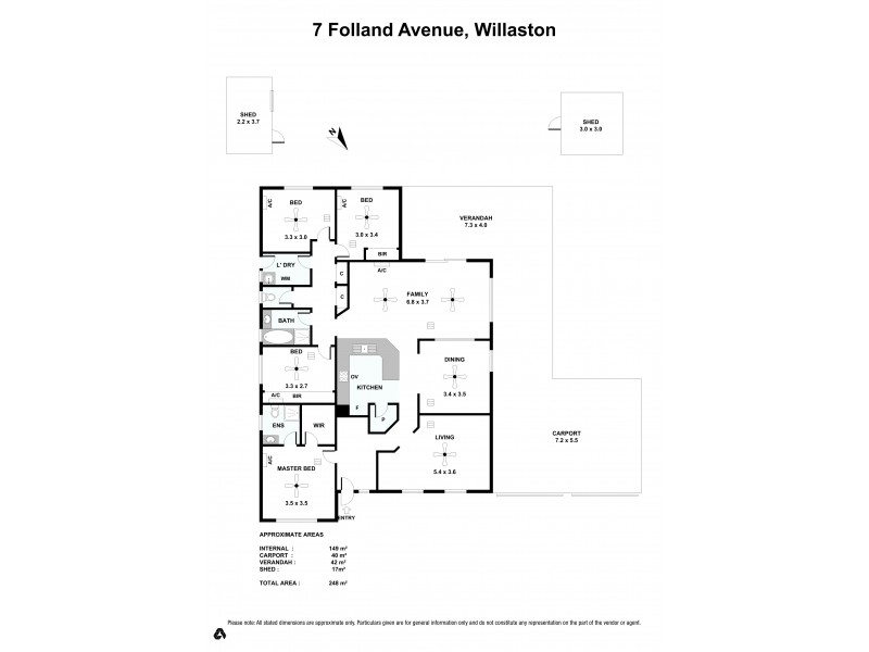 7 Folland Avenue, Willaston SA 5118 Floorplan