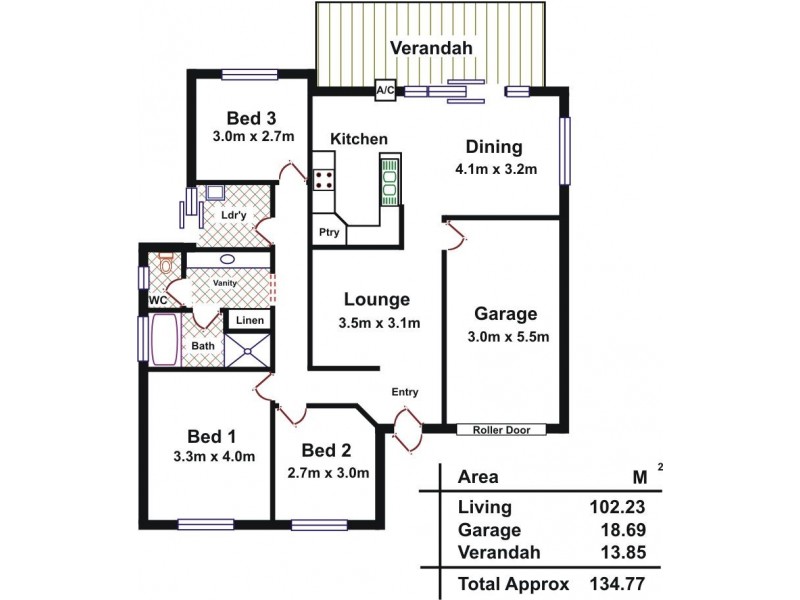 86 Paxton Street, Willaston SA 5118 Floorplan