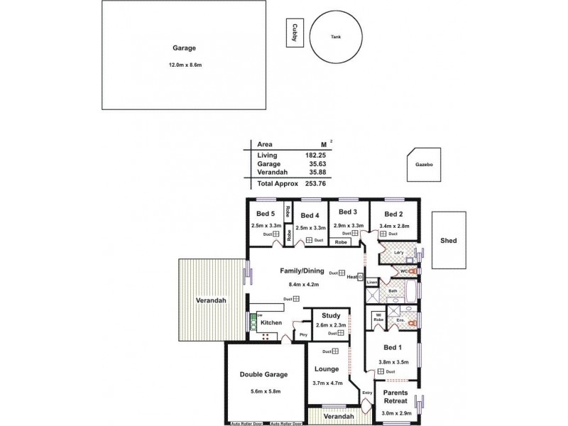 2 Warner Court, Sandy Creek SA 5350 Floorplan