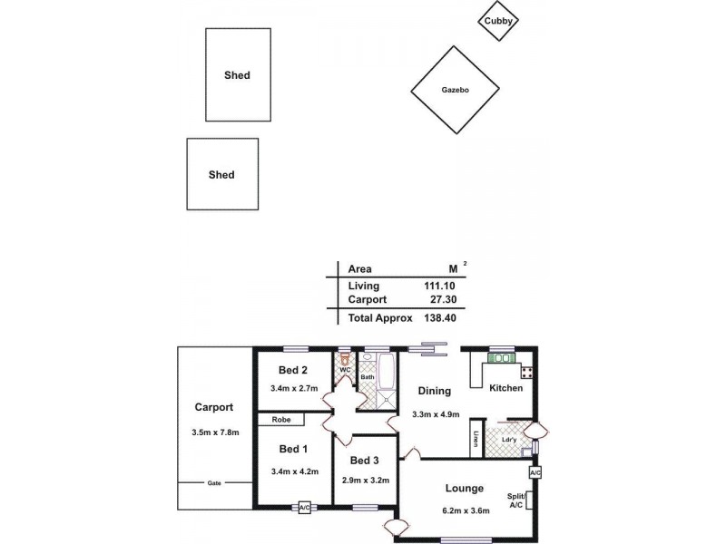 16 Darrell Street, Evanston Park SA 5116 Floorplan