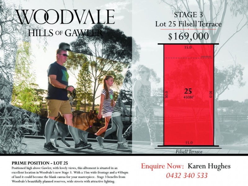 Lot 25 Filsell Terrace, Gawler South SA 5118