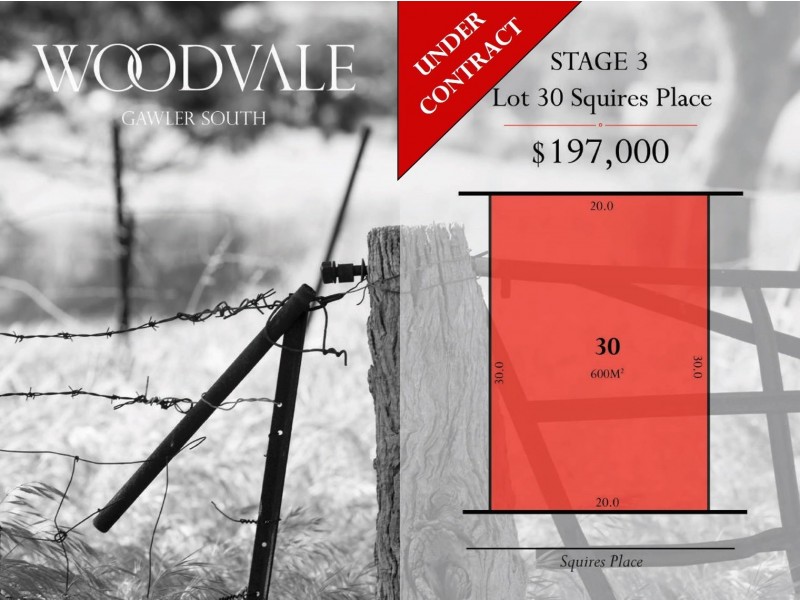 Lot 30 Squires Place, Gawler South SA 5118