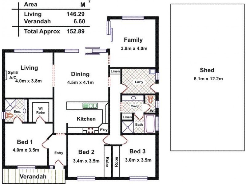 27 Carlisle Street, Williamstown SA 5351 Floorplan