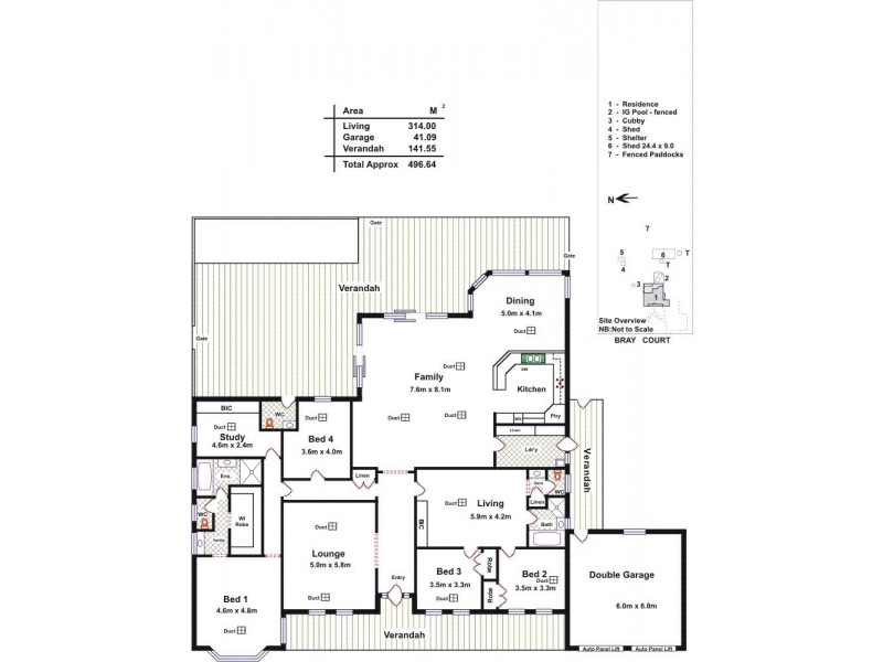 1 Bray Court, Gawler Belt SA 5118 Floorplan