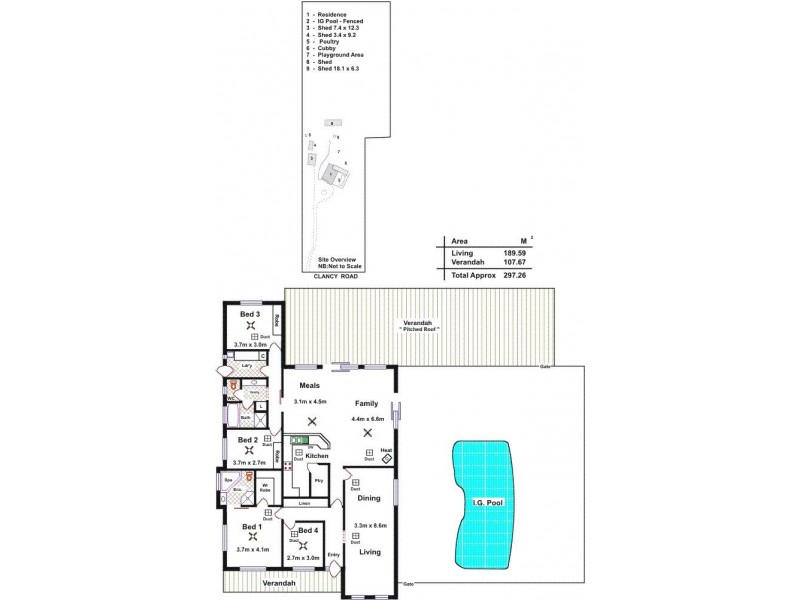 82 Clancy Road, Gawler Belt SA 5118 Floorplan